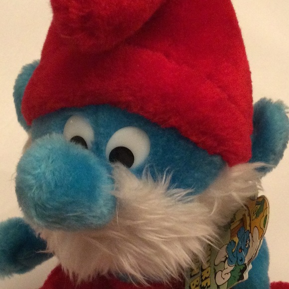 NWT Vintage Smurf plush Schleich Wallace Berrie & Co. - Picture 2 of 5